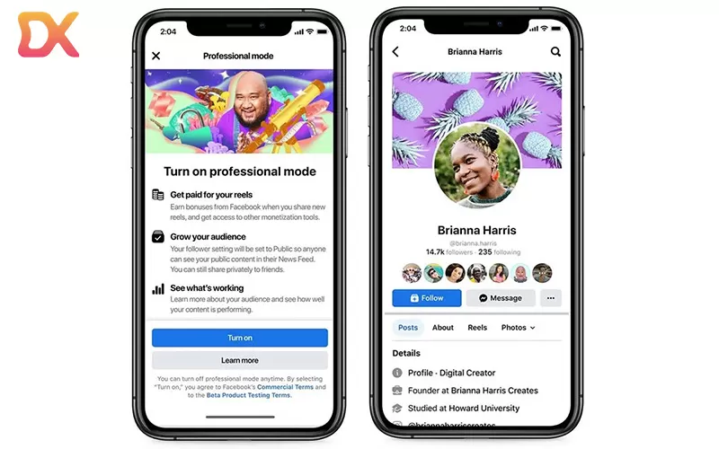 Chế độ Chuyên nghiệp (Professional Mode) mới của Facebook