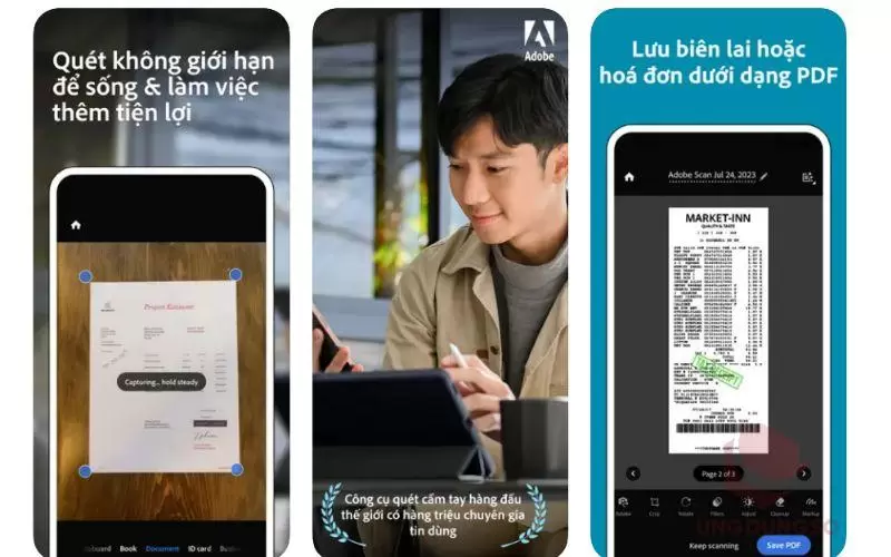 phần mềm scan trên điện thoại