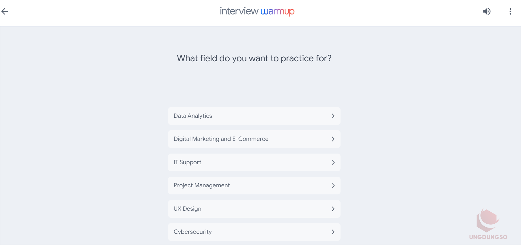 Interview Warmup, công cụ luyện phỏng vấn miễn phí hàng đầu của Google 