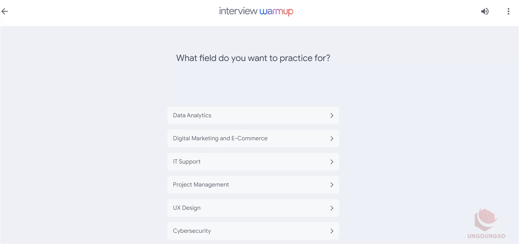 Interview Warmup, công cụ luyện phỏng vấn miễn phí hàng đầu của Google 